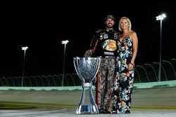 2017 champion Martin Truex Jr., Furniture Row Racing Toyota, Sherry Pollex