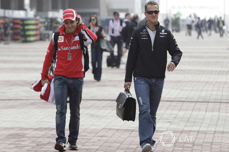 Felipe Massa, Ferrari, Michael Schumacher, Mercedes AMG F1