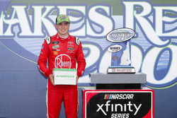 Christopher Bell, Joe Gibbs Racing, Toyota Camry Rheem celebrates in victory lane