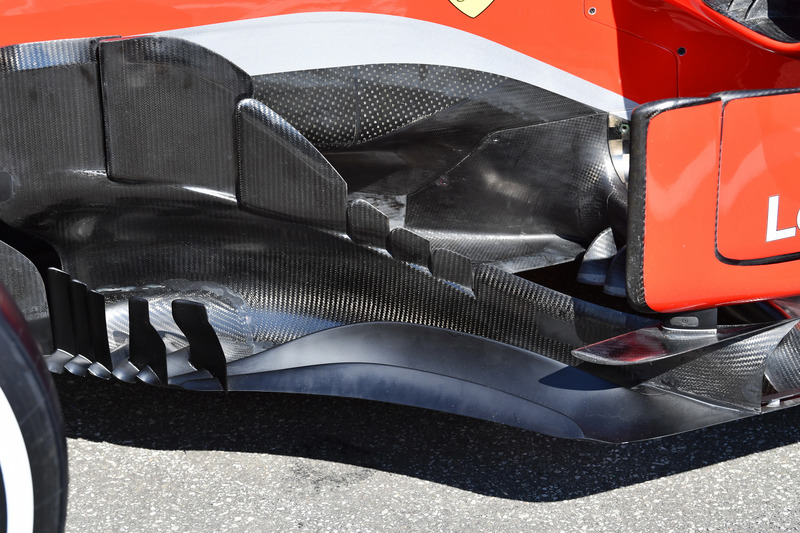 Ferrari SF71H bargeboard