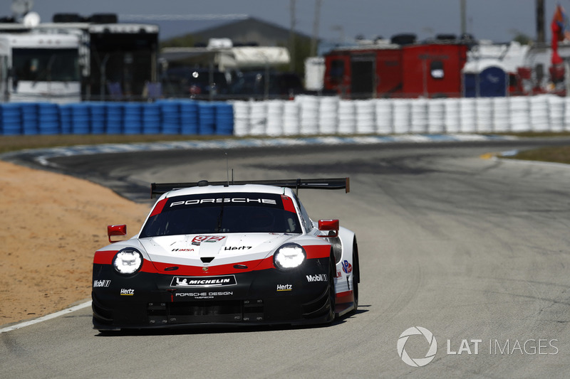 #912 Porsche Team North America Porsche 911 RSR, GTLM: Gianmaria Bruni, Laurens Vanthoor, Earl Bambe