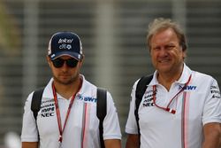 Sergio Pérez, Force India y Robert Fearnley, Force India F1