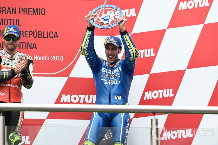 Tercer puesto Alex Rins, Team Suzuki MotoGP