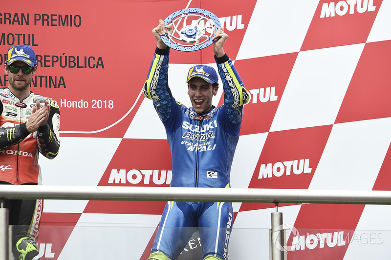 Third place Alex Rins, Team Suzuki MotoGP