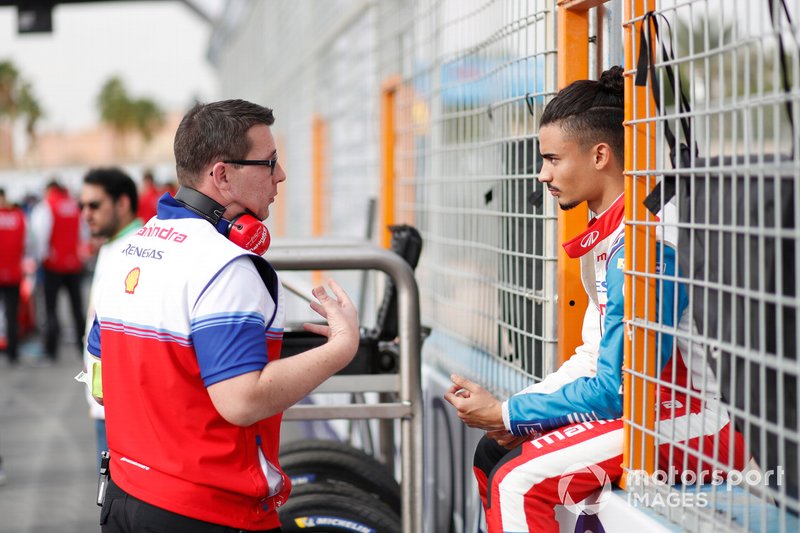 Pascal Wehrlein, Mahindra Racing, on the grid
