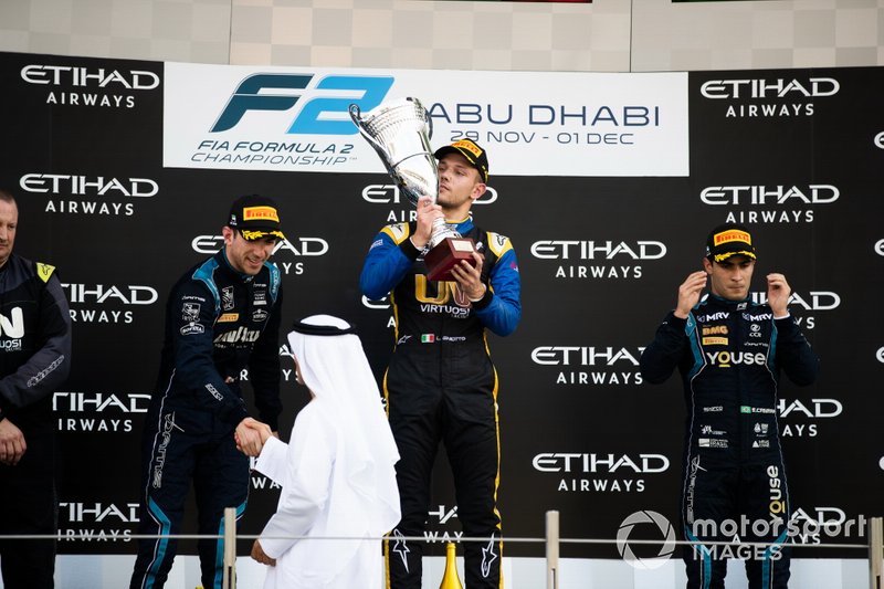 Luca Ghiotto, UNI Virtuosi Racing Nicholas Latifi, Dams and Sergio Sette Camara, Dams