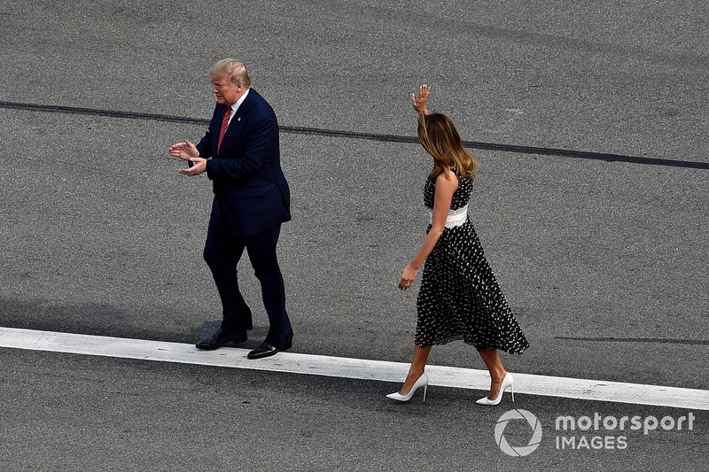Donald J Trump, el Presidente de Estados Unidos y Grand Marshall para la Daytona 500