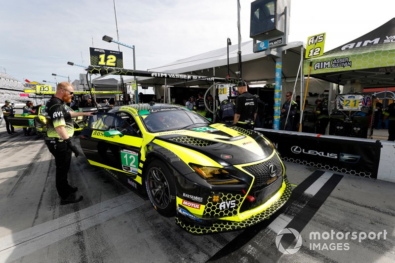 #12 AIM Vasser Sullivan Lexus RC-F GT3, GTD: Frankie Montecalvo, Townsend Bell, Shane van Gisbergen, Aaron Telitz