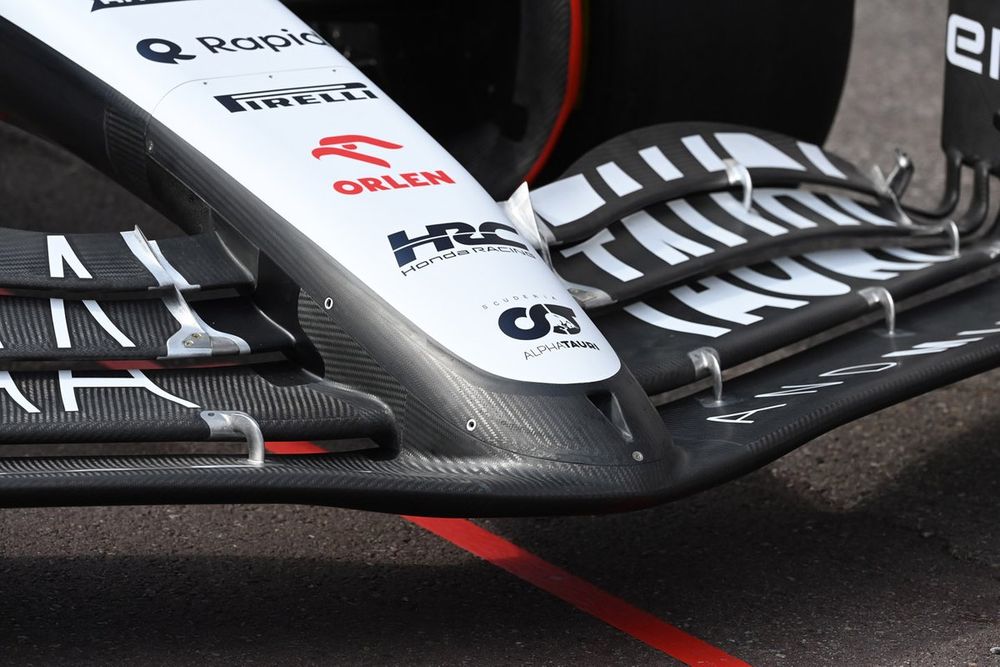 La nariz del AlphaTauri AT04