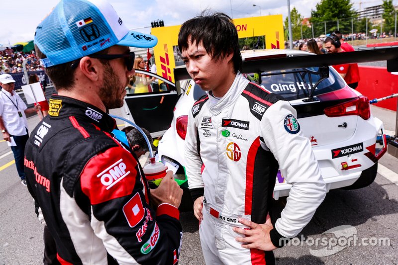 Esteban Guerrieri, ALL-INKL.COM Münnich Motorsport Honda Civic Type R TCR, Ma Qing Hua, Team Mulsanne Alfa Romeo Giulietta TCR