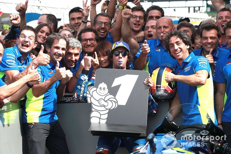 Race winner Alex Rins, Team Suzuki MotoGP