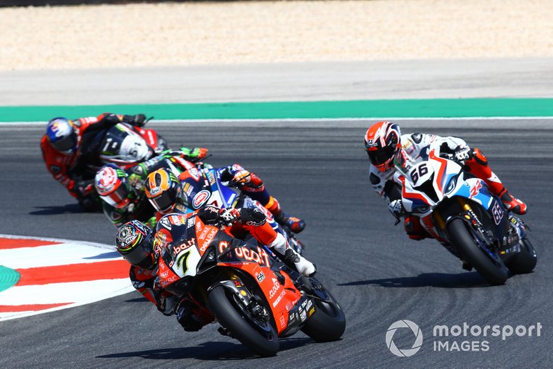 Chaz Davies, Aruba.it Racing-Ducati Team, Tom Sykes, BMW Motorrad WorldSBK Team, Michael van der Mark, Pata Yamaha