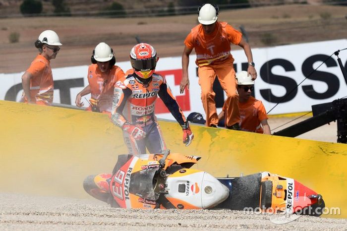 Accidente de Marc Márquez, Repsol Honda Team