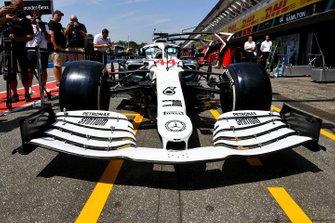 Mercedes AMG F1 W10 with special 125th year in motorsport livery
