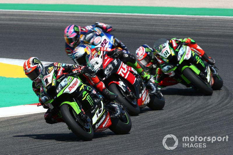 Jonathan Rea, Kawasaki Racing Team, Toprak Razgatlioglu, Turkish Puccetti Racing, Leon Haslam, Kawasaki Racing Team