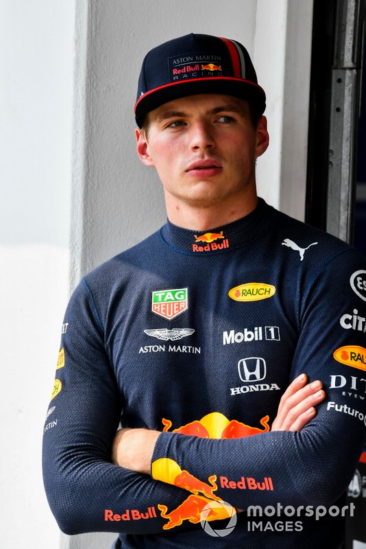 Pole man Max Verstappen, Red Bull Racing