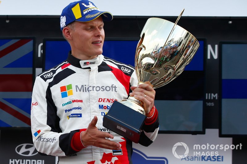 Winner Ott Tänak, Toyota Gazoo Racing