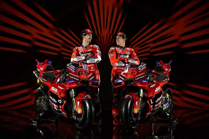 Francesco Bagnaia, Ducati Team, Marc Marquez, Ducati Team