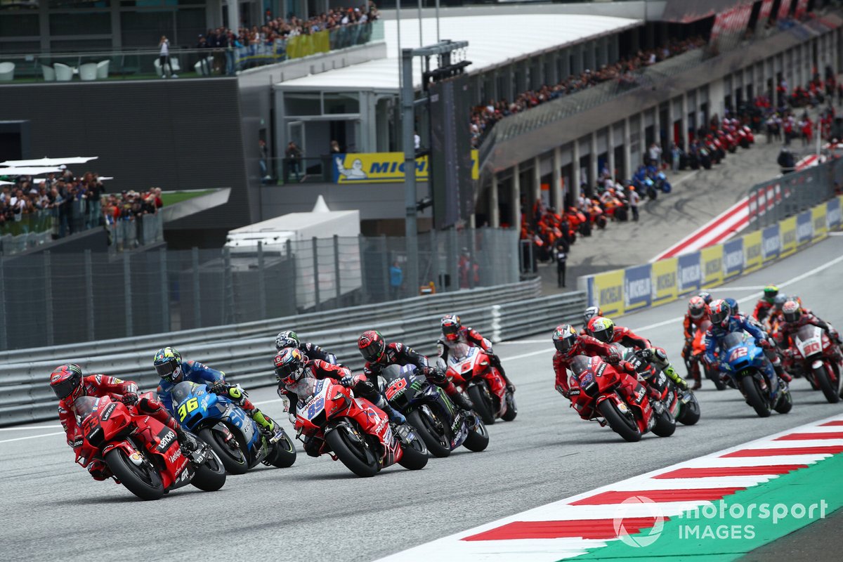 Francesco Bagnaia, Ducati Team in testa alla partenza