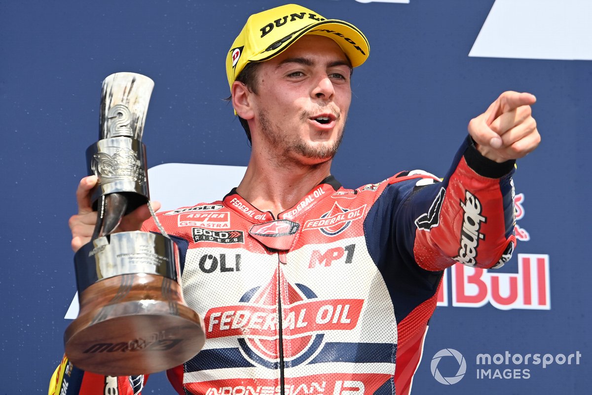 Podio: Fabio di Giannantonio, Federal Oil Gresini Moto2