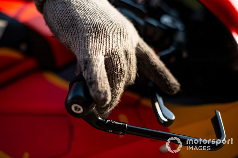 Mechaniker-Handschuh: Red KTM Factory Racing
