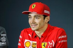 Charles Leclerc, Ferrari, en conférence de presse