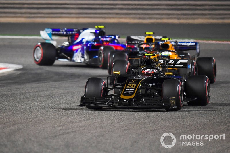 Kevin Magnussen, Haas F1 Team VF-19, Lando Norris, McLaren MCL34, Pierre Gasly, Red Bull Racing RB15, Alexander Albon, Toro Rosso STR14