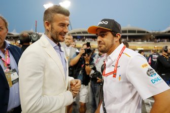 David Beckham ve Fernando Alonso