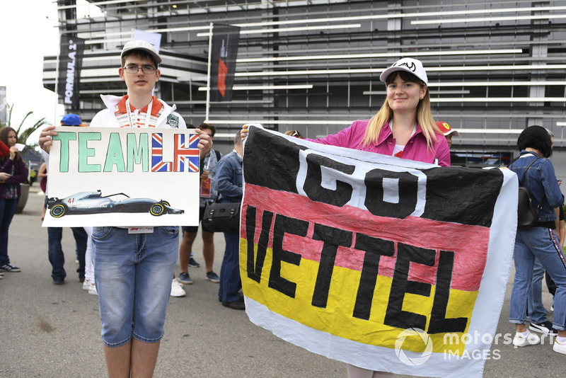 Az Orosz Nagydíj rajongói Szocsiból - F1 2018