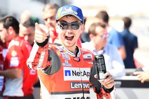 Pole position pour Jorge Lorenzo, Ducati Team