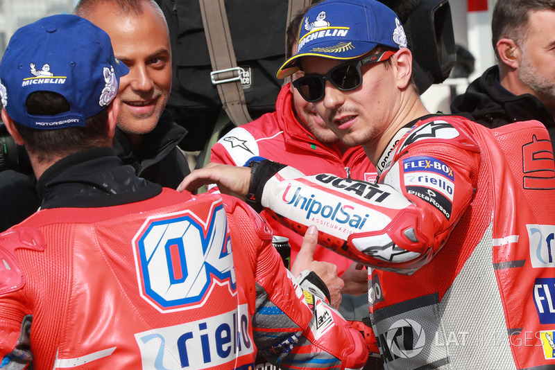Polesitter Jorge Lorenzo, Ducati Team