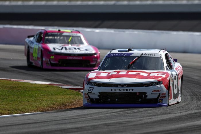 Sammy Smith, JR Motorsprots Chevrolet, Brennan Poole, Alpha Prime Racing Chevrolet