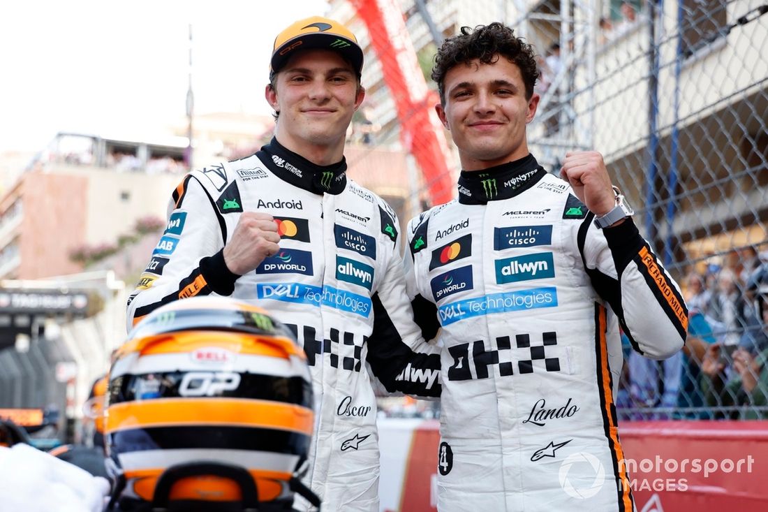 Lando Norris, McLaren, Oscar Piastri