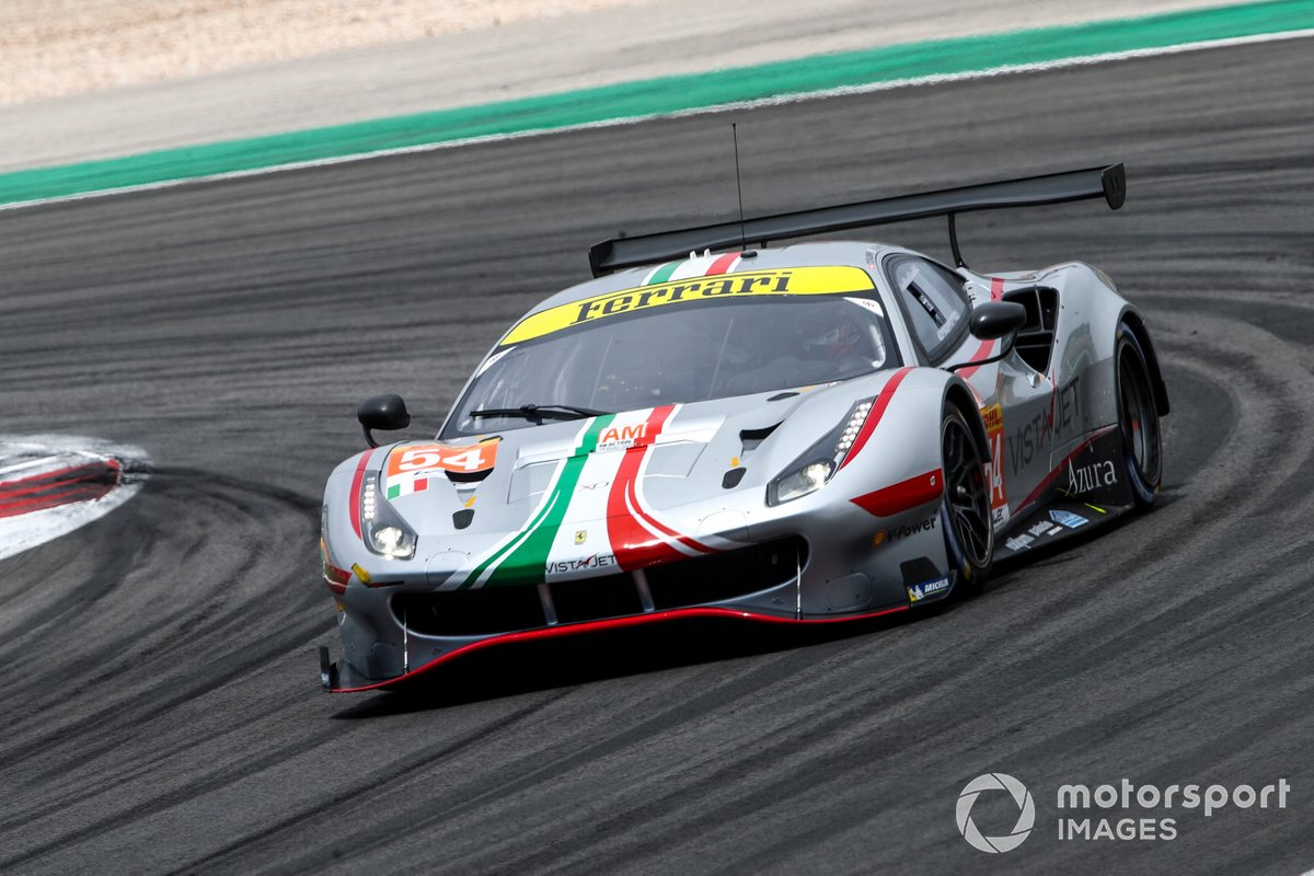 #54 AF Corse Ferrari 488 GTE EVO: Thomas Flohr, Francesco Castellacci, Giancarlo Fisichella