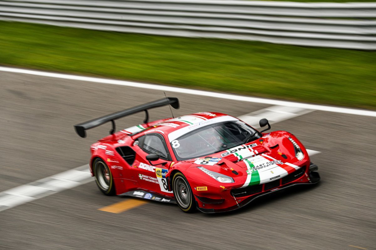 #8 AF Corse, Ferrari 488 GT3 Evo: Carrie Schreiner, Sean Hudspeth