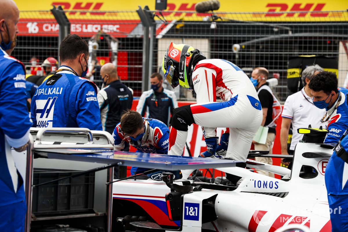 Mick Schumacher, Haas F1 sulla griglia di partenza