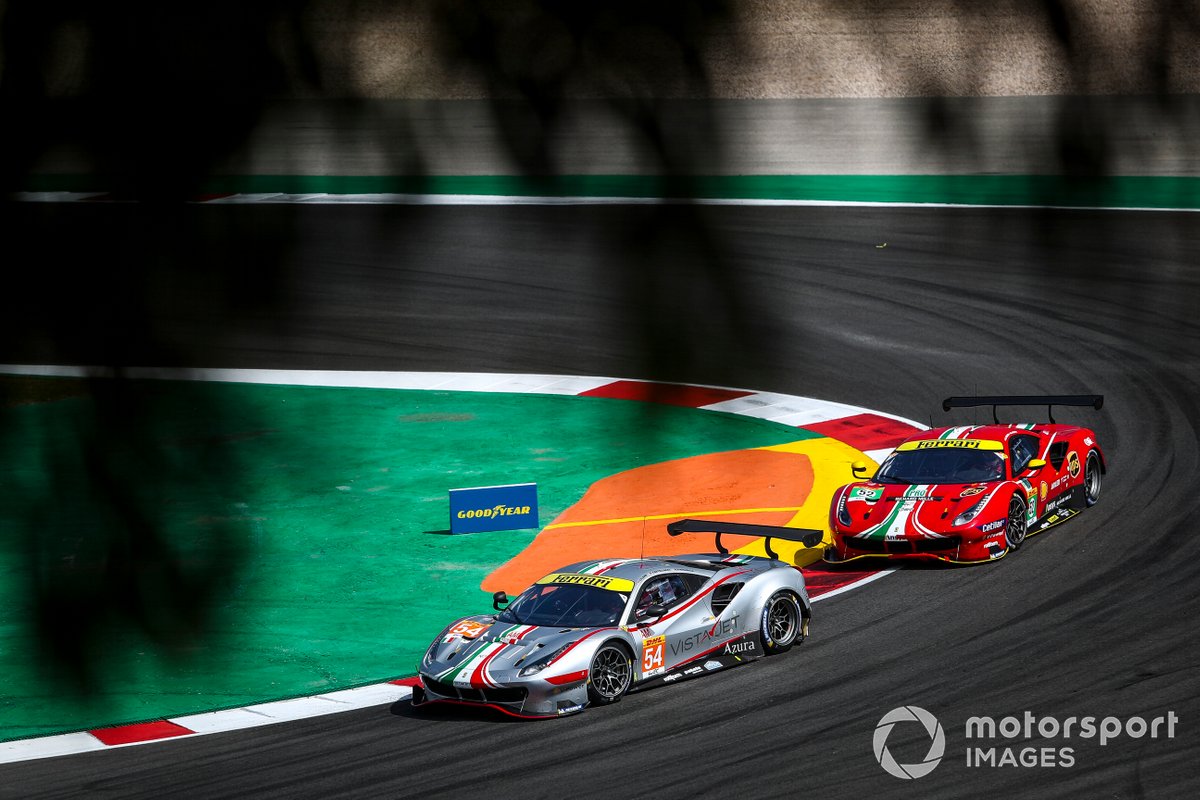 #54 AF Corse Ferrari 488 GTE EVO: Thomas Flohr, Francesco Castellacci, Giancarlo Fisichella