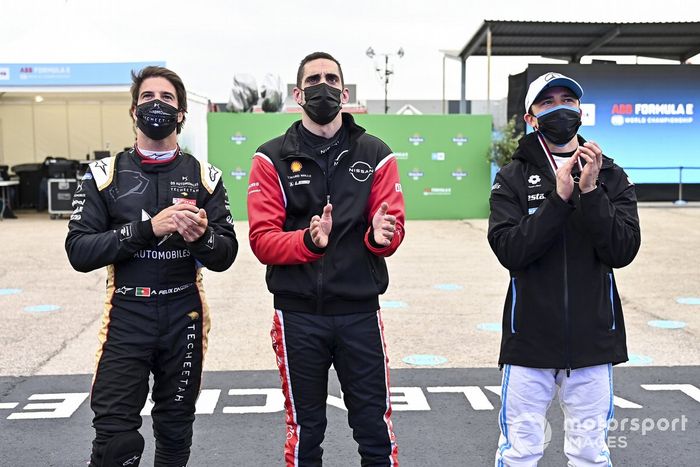 Antonio Felix Da Costa, DS Techeetah, Sebastien Buemi, Nissan e.Dams, Nyck de Vries, Mercedes-Benz EQ