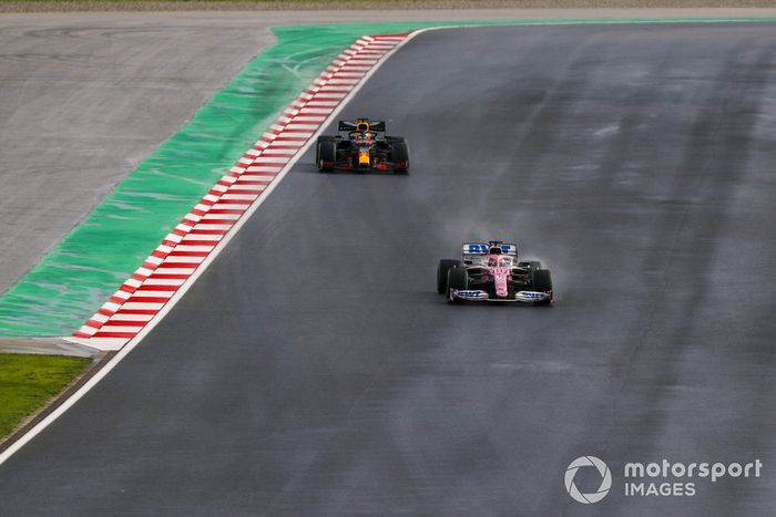 Sergio Pérez, Racing Point RP20, Max Verstappen, Red Bull Racing RB16