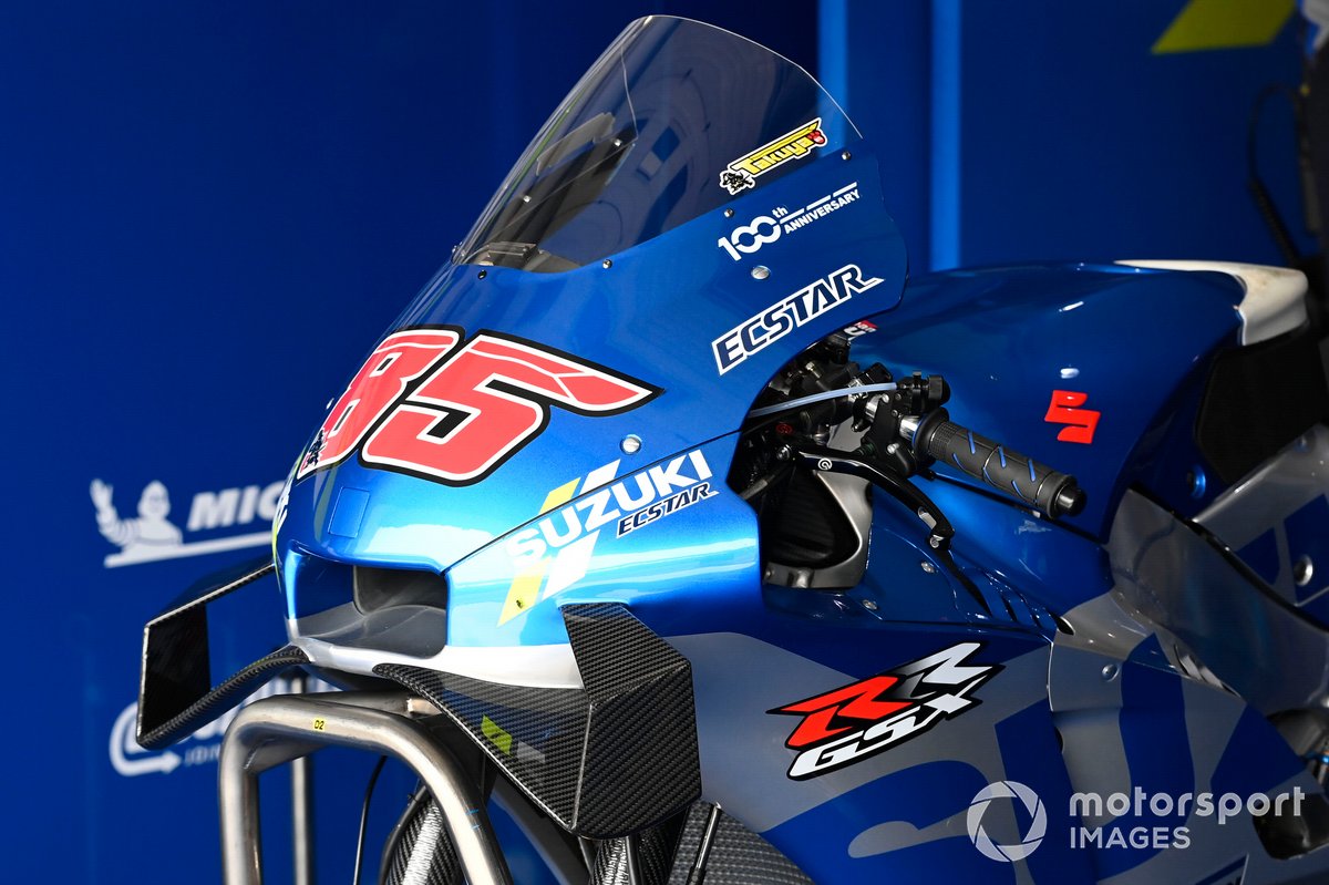 Detalle de la moto de Team Suzuki MotoGP