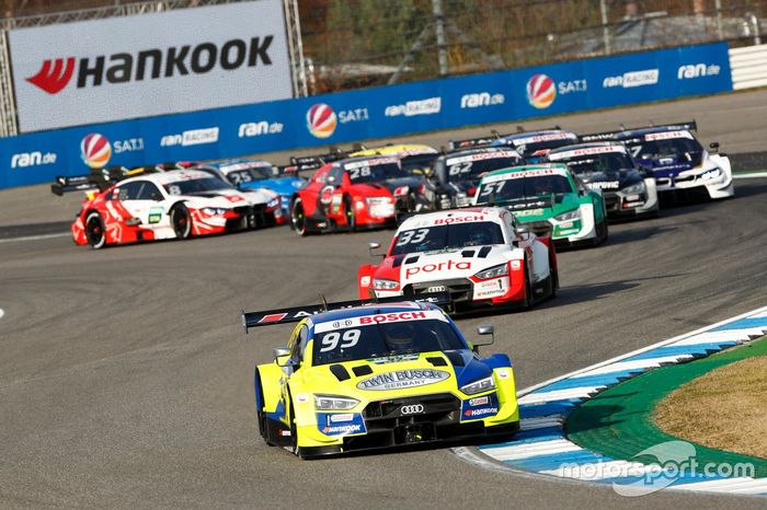 Mike Rockenfeller, Audi Sport Team Phoenix, Audi RS 5 DTM, leads