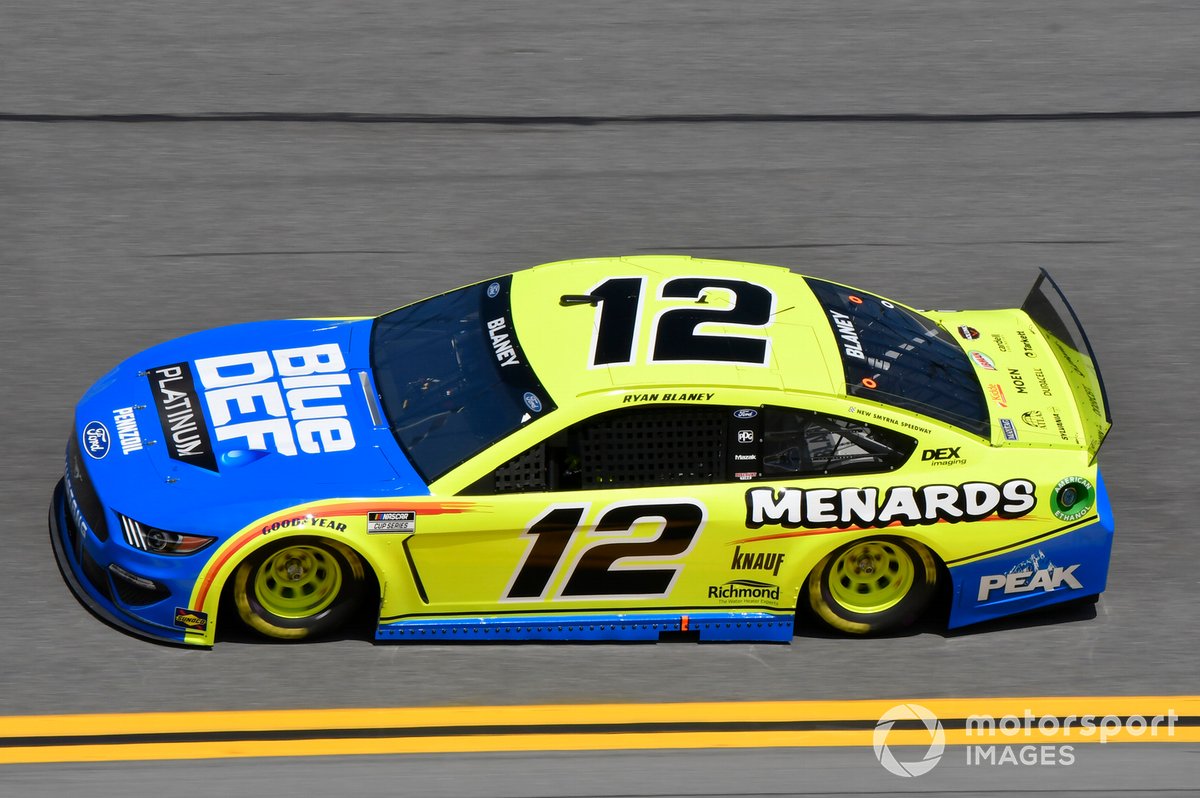 #12: Ryan Blaney, Team Penske, Ford Mustang