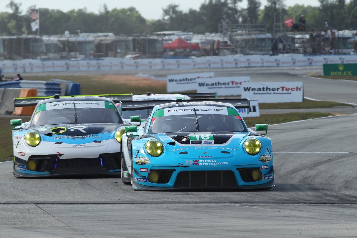 #16 Wright Motorsports Porsche 911 GT3R, GTD: Patrick Long, Trent Hindman, Jan Heylen