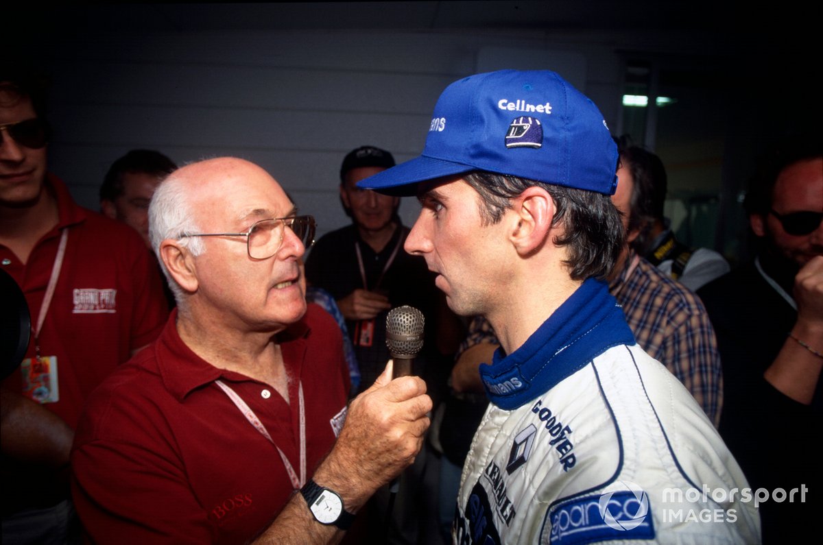 "And I've got to stop, because I've got a lump in my throat." Murray's words as Damon Hill crossed the line to become the first world champion son of a world champion father at the 1996 Japanese Grand Prix have been immortalised in F1 folklore.