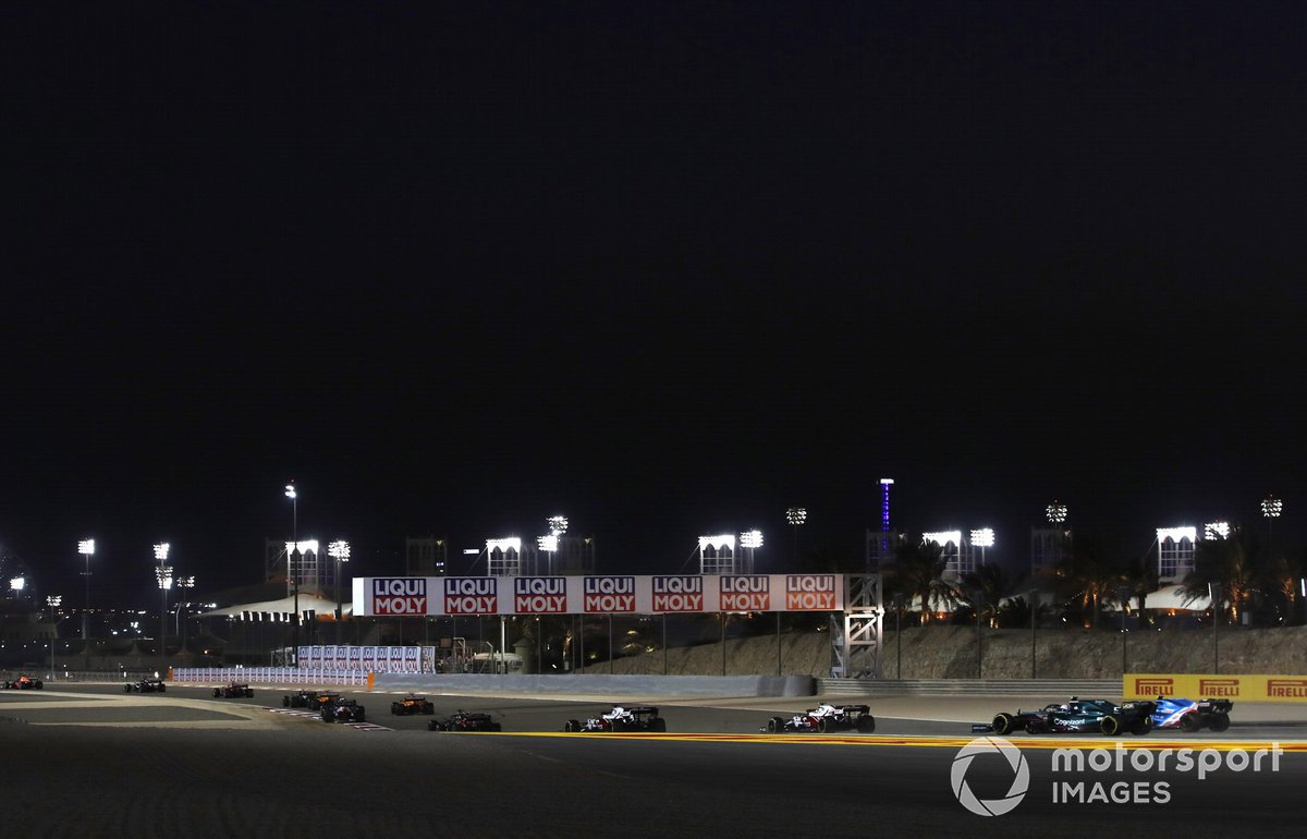 Kimi Raikkonen, Alfa Romeo Racing C41, Antonio Giovinazzi, Alfa Romeo Racing C41, Sebastian Vettel, Aston Martin AMR21, Esteban Ocon, Alpine A521