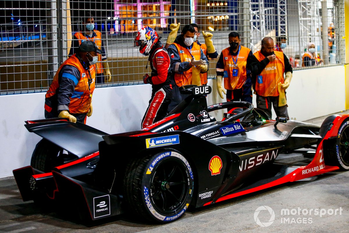 Sebastien Buemi, Nissan e.Dams, Nissan IMO2 si ritira dalla gara