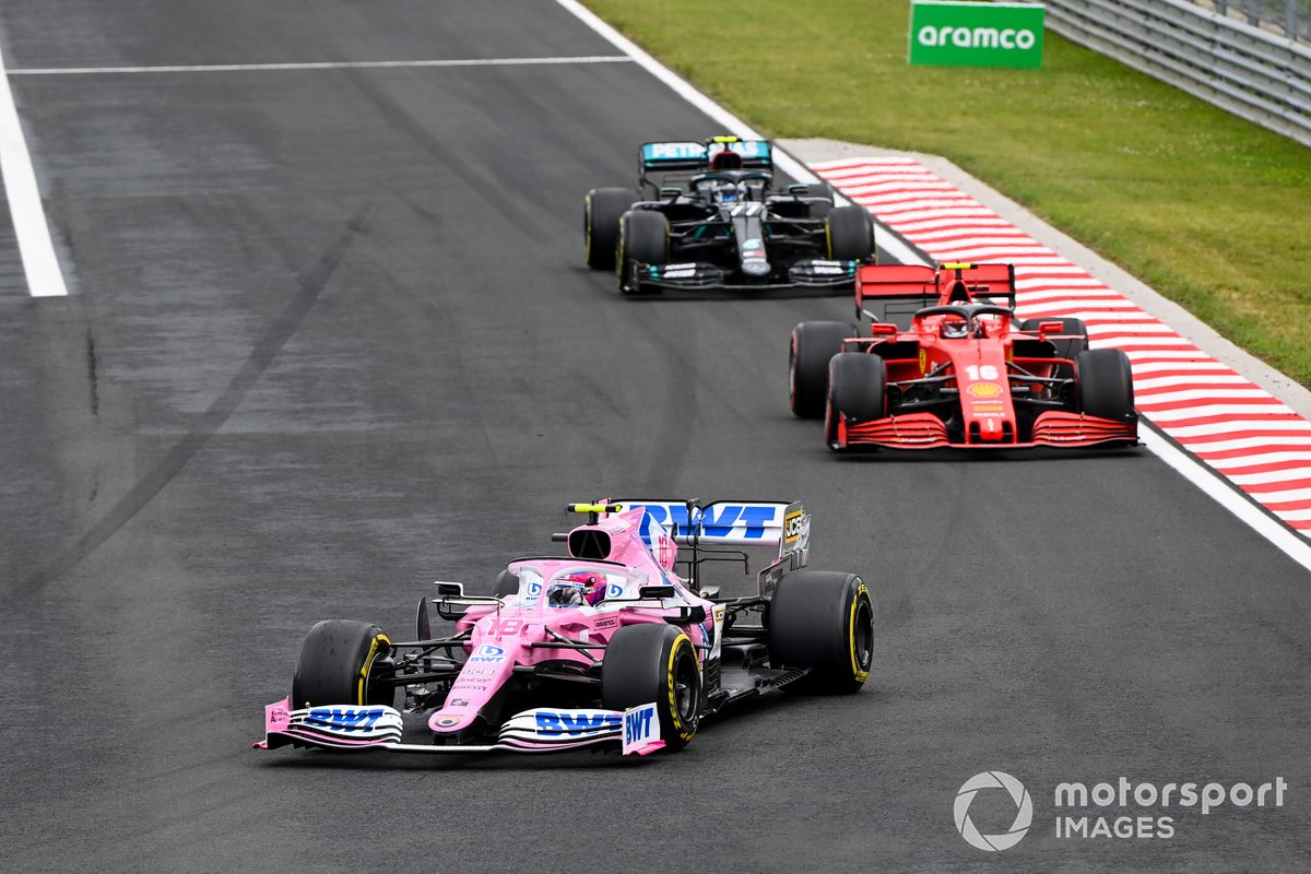 Lance Stroll, Racing Point RP20, Charles Leclerc, Ferrari SF1000, Valtteri Bottas, Mercedes F1 W11