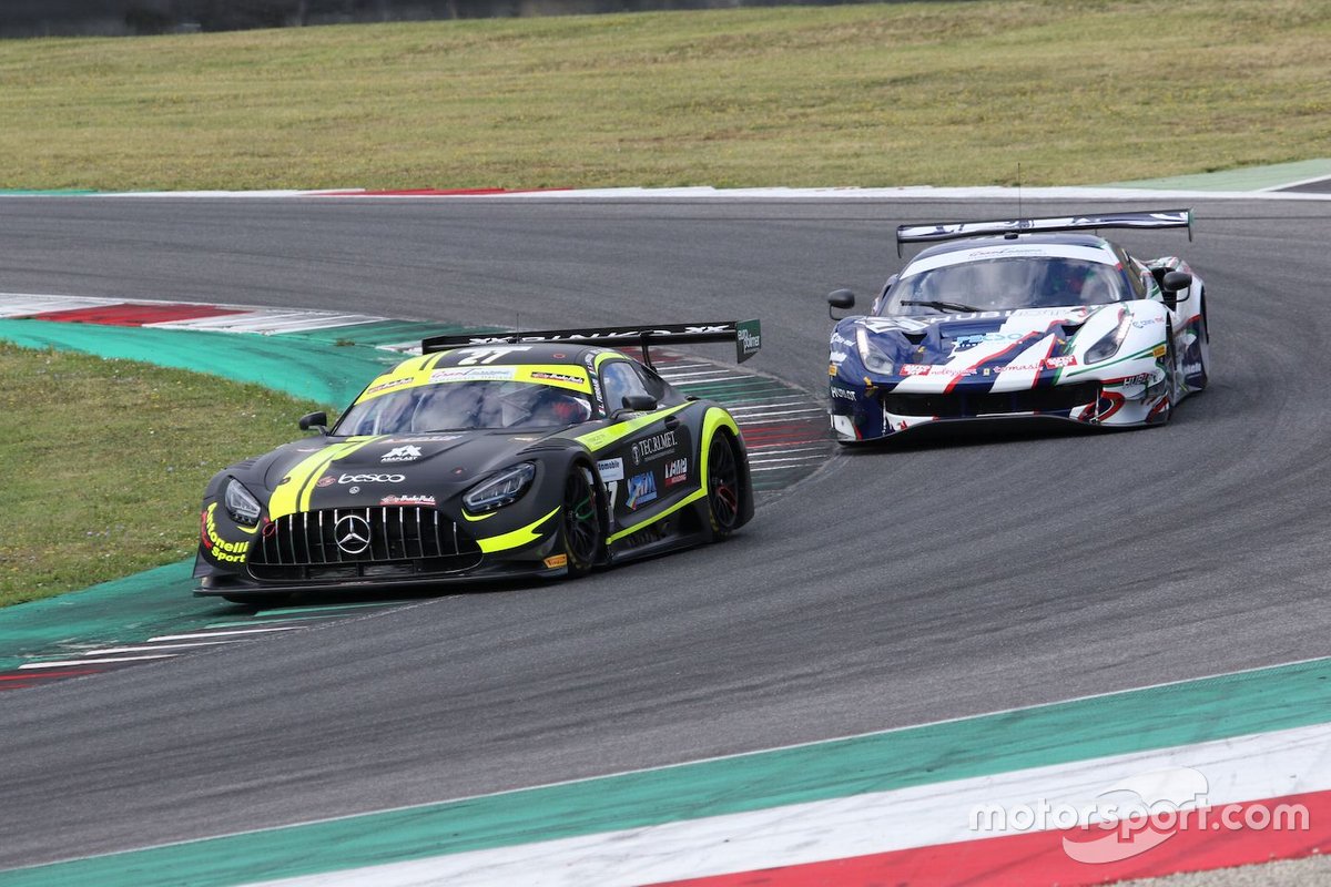 Linossi Francesca, Colombo Stefano, Ferrari Lorenzo, Mercedes AMG GT3 #27, Antonelli Motorsport