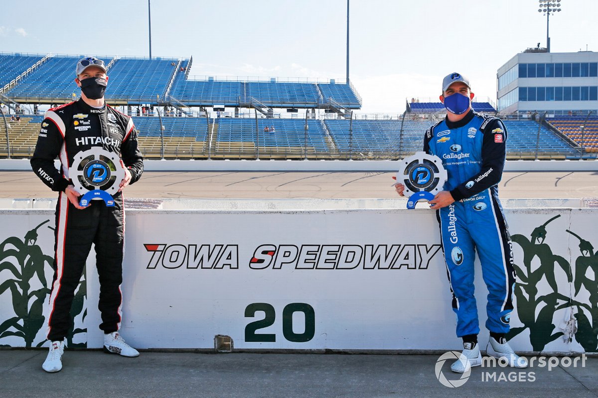 Josef Newgarden, Team Penske Chevrolet e Conor Daly, Carlin Chevrolet