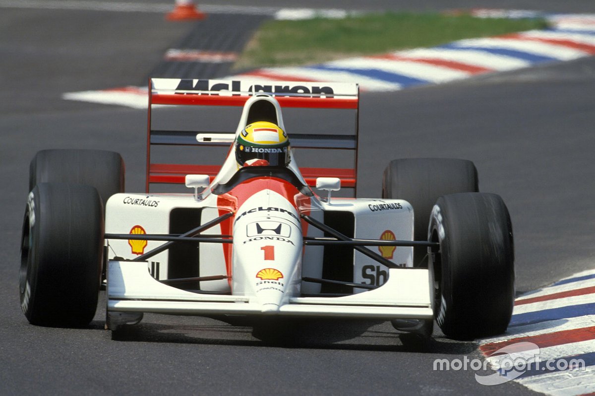 Ayrton Senna, McLaren MP4-7A Honda, GP di Germania del 1992